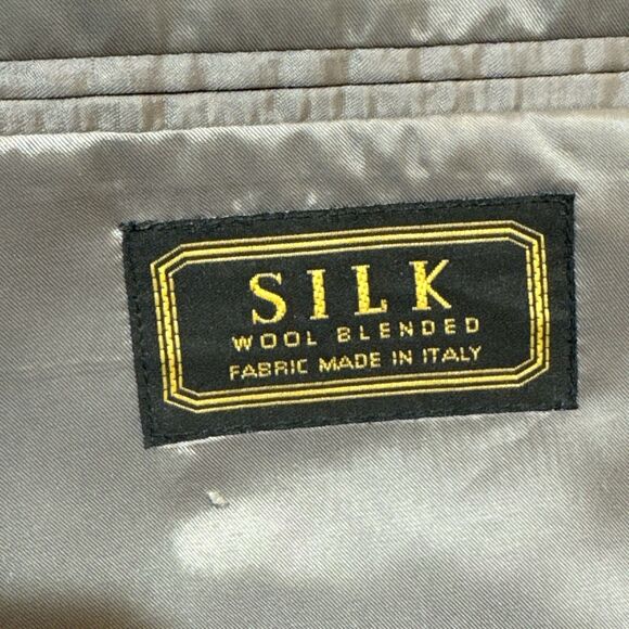 Silk Wool Houndstooth Sport Coat 42R – Tailors Row Deansgate - Picture 10 of 16